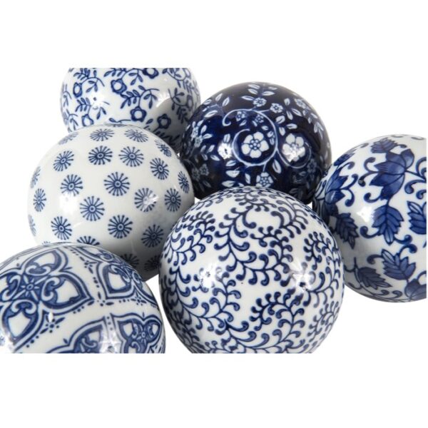 Floating Ball Porcelain Blue white Medium