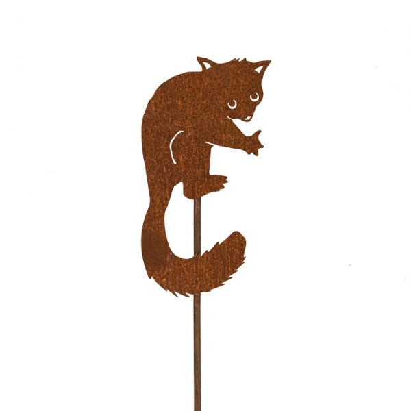 Possum on Metal Stake Rust 48cm