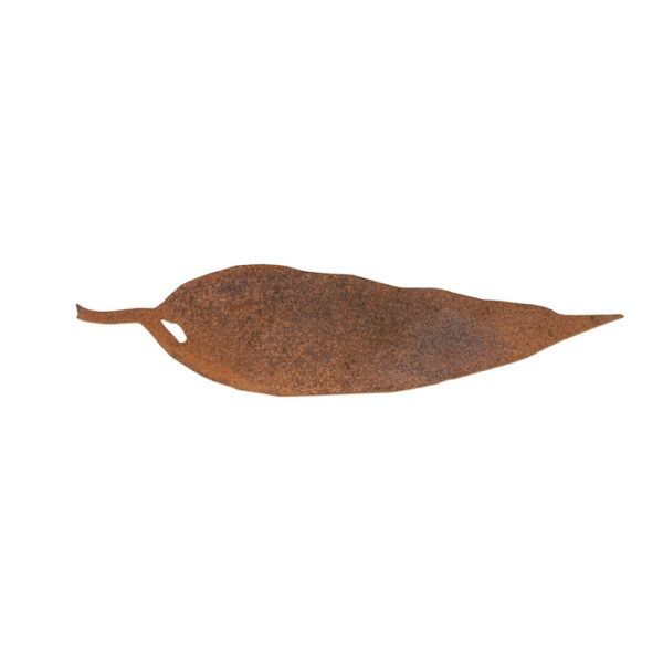 Tag Gum Leaf Corten Steel Rust