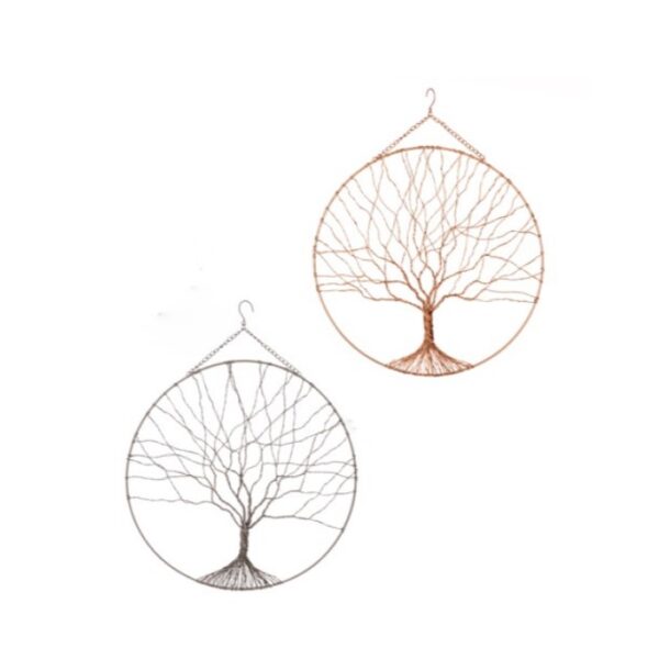 Tree of Life Hanging Wall Art Silver or Bronze