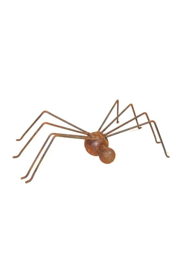 Metal Garden Art Spider Large Rust