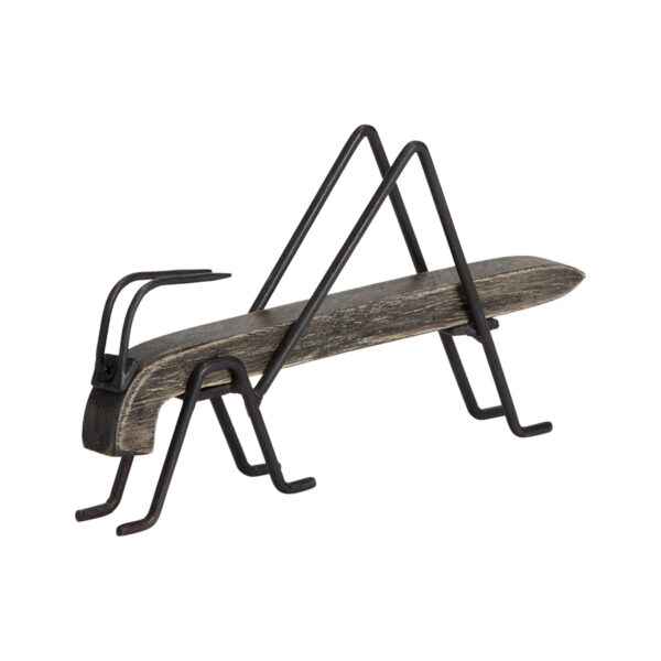 Grasshopper Handcrafted Wood Iron