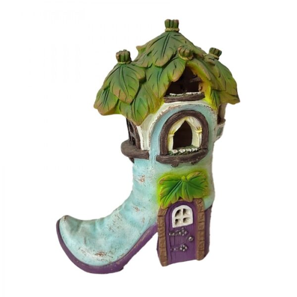 Fairy Garden Boot House 25cm