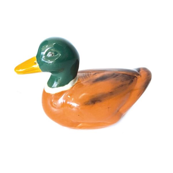 Floating Duck Porcelain Green Head