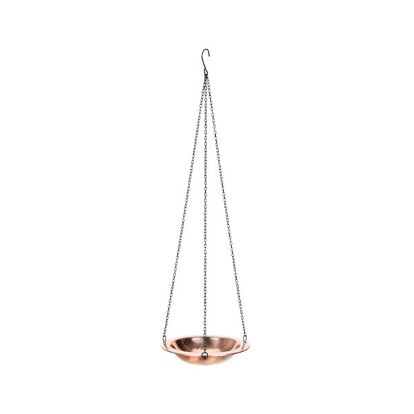 Bird Feeder/Bath Copper Hanging