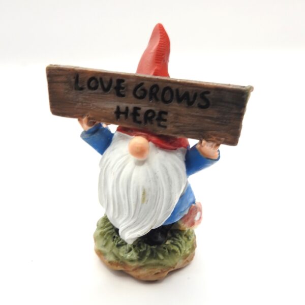 Garden Gnome Welcome Mini Eddie